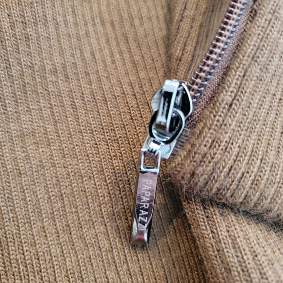 PAPARAZZI By Biz Faux Suede Embroidered Sherpa Fur Lined Vest Jacket SZ Large - Picture 14 of 14